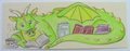Dragon bookmark by Poetigress