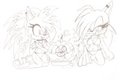 Collab: Violet and Ciara by PurplePyroHedgie
