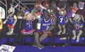 Basketball Fans by Christaphorac
