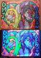 UV Conbadge - Omi and Brandon by misako