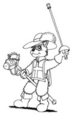 Loupy mousketeer