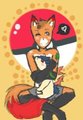 Fendrel hugging a typhlosion by wolfkinglionheart