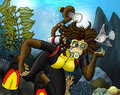 Scuba Monkee!