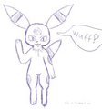 Umbreon Wuff! by CrazyShaymin