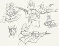 Apocalypse Survivor Sketches