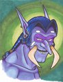 Threetusk, Troll Rogue by GriflynReapdri