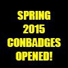 SPRING 2015 CONBADGES - OPENED