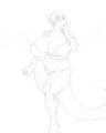 Buff Blushing Beach Babe