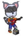 Rockin' Raccoon by Maxythefoxcub