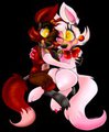 Chibi Foxy and Mangle