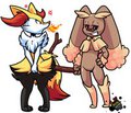 Poke the Braixen! -- Stream Comm by Amuzoreh