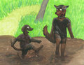 Meeting Of The Mud Beings