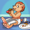 Mmmmm chili dog! by zeekhedgehog