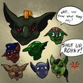 Disembodied Goblin Heads! by SlashDread