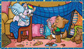 Pillow fort showdown :D by Marina Neria by KibaSWolf