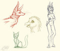 Sketches! by SensetiveWhiskers
