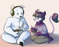 [coloured sketch] carelessbear