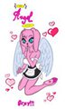 Angel Bunny as an Angel Maid