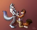 Buddah and Milo ;3 by Iztli