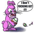 The Manly pink Bunny.