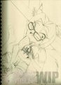 Sakura Kitsune Fursona [Sketch]