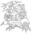 Aggron Line Art  by Kwanari
