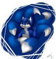 Sapphire Kitsune by Mystitsu