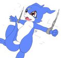 Veemon Sketch by Tiam