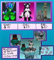 Price sheet / commissions open by saviorself555