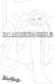 Lineart - A playful pussycat 
