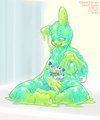 Gooey shower