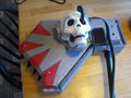 Finished Ork 40K chainaxe by TheGayHare