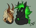 Oriel and Ryklef by Nick Winters by Bancky