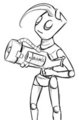 Alien-thing Sketch by String