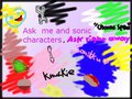 ask me and sonic characters (cover) by xara12359
