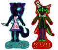 Con badges for confuzzled 2015 by CrystalWolfDarkness