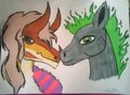 Oriel and Ryklef by RainRose by Bancky