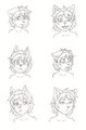 Naois head sketches 2
