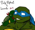 Baby Raph and Leo 18-4-15 by NeiNing