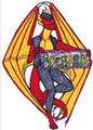 Stained Glass Style Fullbody Badge: Arcenaux