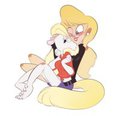 Minky snuggles by WickedSpaceDog