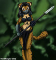 Catfolk Warrior by TerdBurgler