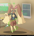 Surprised Lopunny | Commission