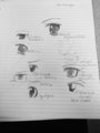 Anime eyes by KilaDemonDoll