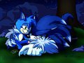 Nighttime snuggles by StarAmpharos