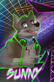 Retrowave Badge xSunny by Nightfox7