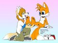 Ashura licks Tails feet by DrJavi