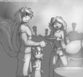 Family barbecue by Fisk
