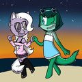 Sunset Stroll by capric0rnus