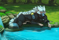 Mid-Morning Cuddles by Sefeiren